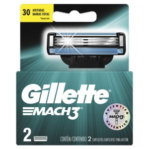 Gillette Mach3 Repuesto para Máquina de Afeitar con 3 Hojas 2 Uds