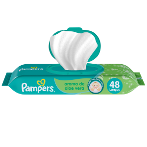 Pampers Aroma Aloe Vera Toallitas H&uacute;medas 48u