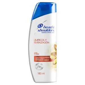 Shampoo Head & Shoulders Limpieza y Revitalizaci&oacute;n 180 ml