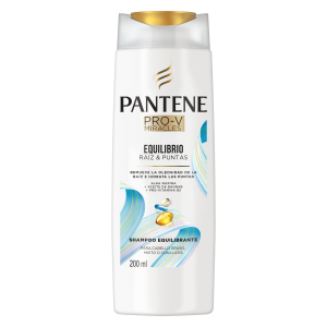 Shampoo Equilibrante Pantene Equilibrio Raíz y Puntas Pro-V Miracles 200 ml