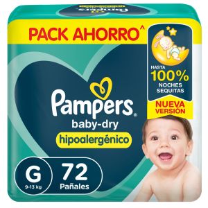 PAMPERS BabyDry GDE 72PADSX02IT