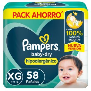 PAMPERS BabyDry XGD 58PADSX02IT