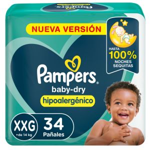 PAMPERS BabyDry XXG 34PADSX04IT