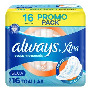 Always Xtra Doble Protecci&oacute;n Seca 16X12IT