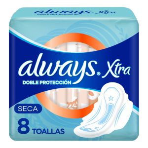 Always Xtra Doble Protecci&oacute;n Seca 8X12IT