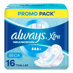Always Xtra Triple Protección Dia Seca 16X12IT