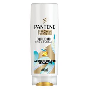 Acondicionador Hidratante Pantene Equilibrio Raíz y Puntas Pro-V Miracles 400 ml
