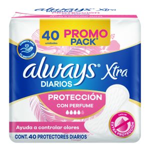 Always Xtra Diarios Con Perfume 40u