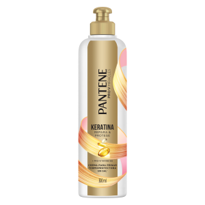 Crema para peinar termoprotectora Pantene Keratina 300 ml
