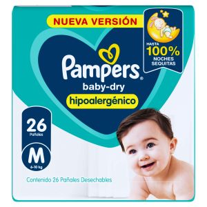 PAMPERS BABYDRY MED 26PADSX06IT