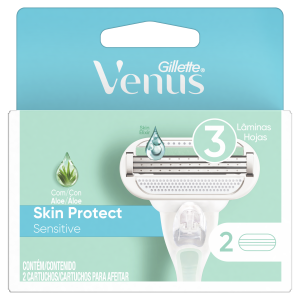 Repuesto Máquina de Afeitar Mujer Gillette Venus Sensitive 2 Uds