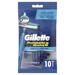 Prestobarba2 UltraGrip Máquinas Para Afeitar Desechables 10 Unidades