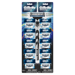 Gillette Mach3 Repuesto para Máquina de Afeitar con 3 Hojas 10 Uds
