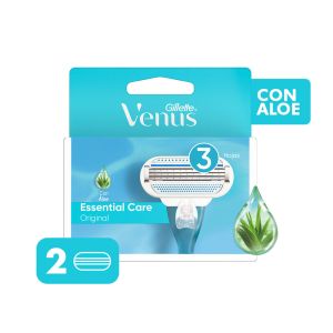 Repuesto M&aacute;quina de Afeitar Mujer Gillette Venus Original 2 Ud