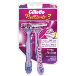 M&aacute;quina de Afeitar Mujer Gillette Prestobarba3 con 3 Hojas 2 Uds